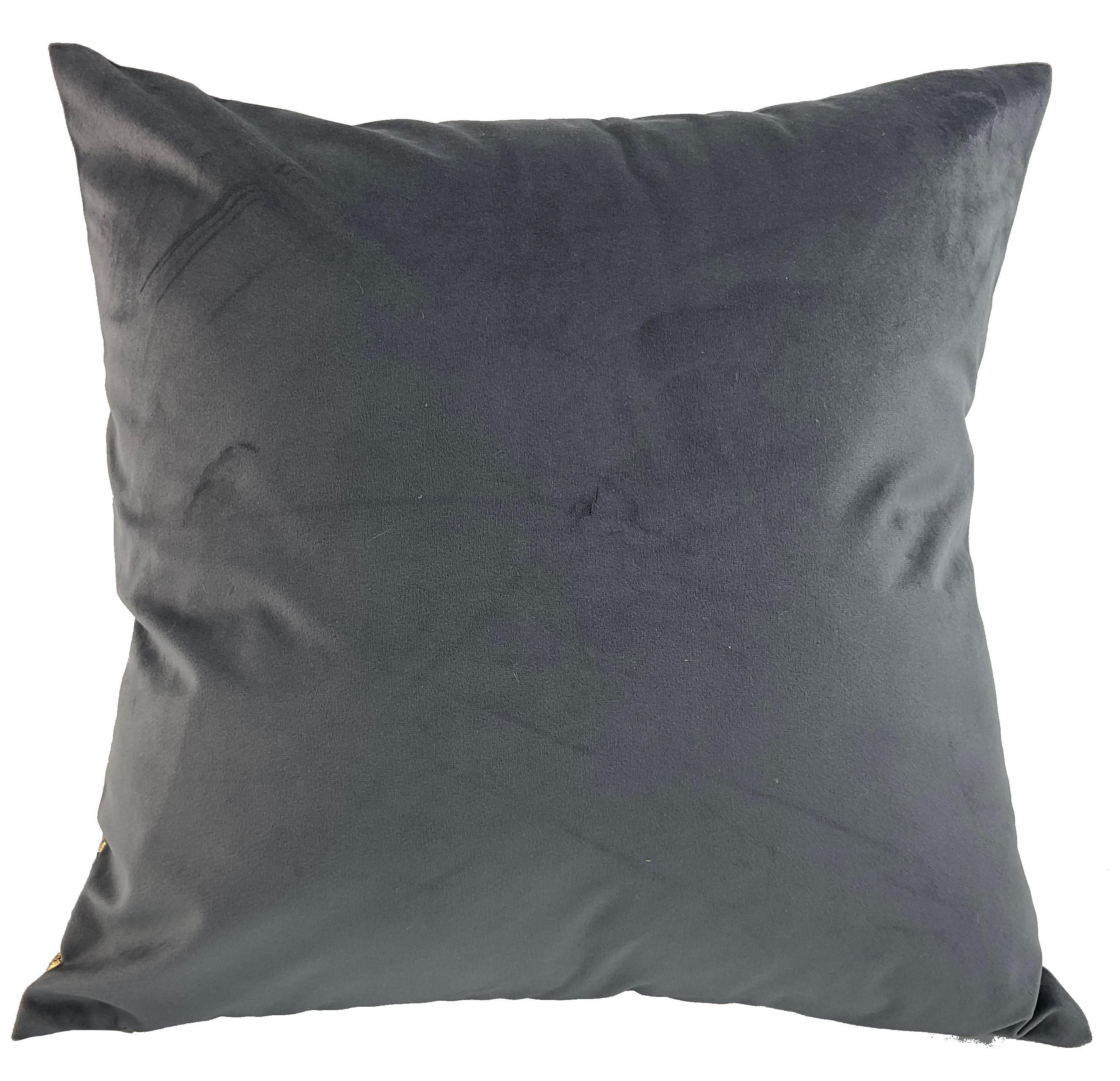 Malini Sally Printer Floral with Gold Foil Square Cushion